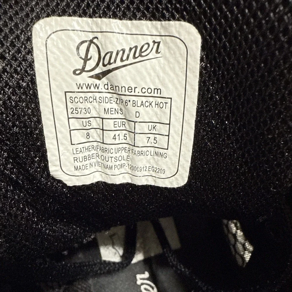 Danner Hot Scorch Side Zip 6
